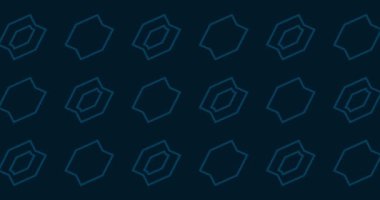 Kare geometrik şekilli koyu mavi arkaplan.