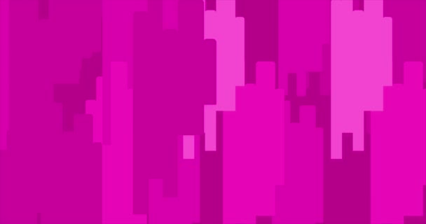 紫色像素背景与动画 图形墙纸4K — 图库视频影像