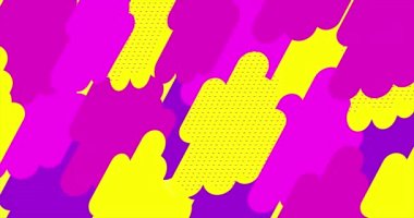 Renkli soyut arkaplan canlandırması, geometrik şekil arkaplanı.