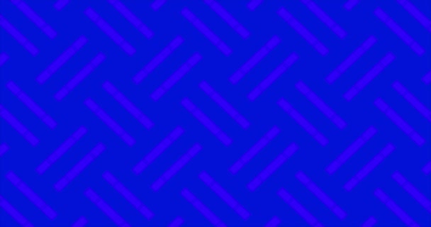 Blaues Abstraktes Muster Ornament Grafischer Hintergrund — Stockvideo