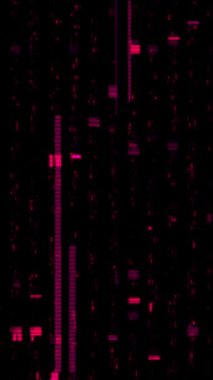 Kırmızı Pembe Arıza Teknolojisi Dikey Arkaplan