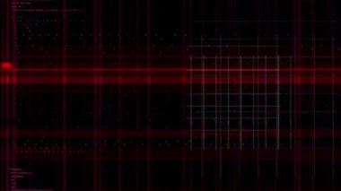 Kırmızı ve Mor Arıza Teknolojisi Rakamlar Arkaplanı