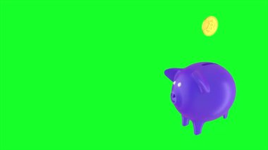 Bitcoin 'li Piggy Bank. Krom Anahtar