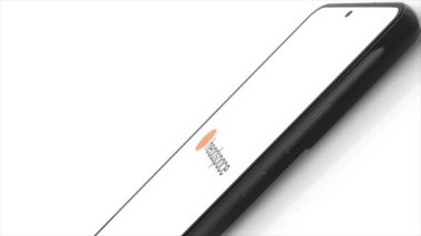 New York, ABD - 1 Mayıs 2023: Headspace Logo on Phone Screen Animation, Illustrative Editorial.