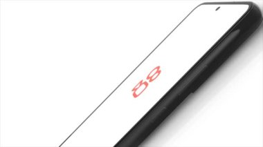 New York, ABD - 1 Mayıs 2023: Telefon Ekran Animasyonu Kwai Logosu, İllüstrasyon Editörü.