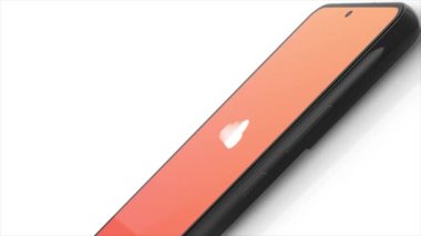 New York, ABD - 1 Mayıs 2023: Telefon Ekran Animasyonu Ses Bulutu Logosu, İllüstrasyon Editörü.