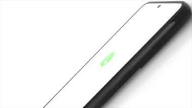 New York, ABD - 1 Mayıs 2023: Telefon Ekran Animasyonu WhatsApp Logosu, İllüstrasyon Editörü.