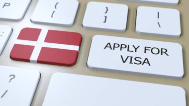 Danimarka Visa Konsepti Başvurusu. Ulusal Bayrağı olan Ülke veya Hükümetin Vizesi.