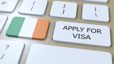 İrlanda Visa Konsepti için başvuruda bulunun. Ulusal Bayrağı olan Ülke veya Hükümetin Vizesi.