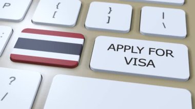 Tayland Visa Konsepti için başvuru yap. Ulusal Bayrağı olan Ülke veya Hükümetin Vizesi.