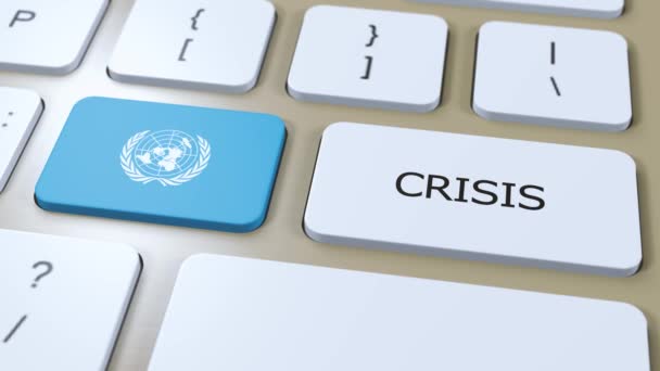 New York États Unis Février 2024 Crise Des Nations Unies — Video