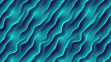 Mavi Soyut Dalgalı Arkaplan Döngü Canlandırması.