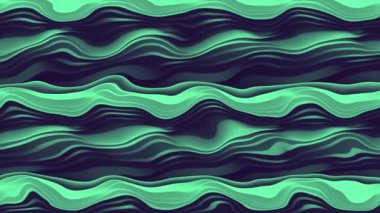 Mavi Soyut Dalgalı Arkaplan Döngü Canlandırması.