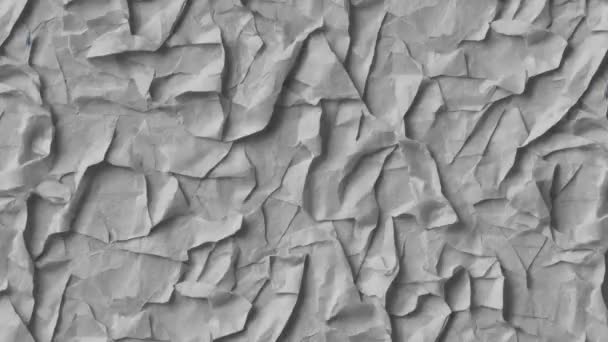 Paper Grunge Texture Background Animation White Paper Backdrop — Stock Video