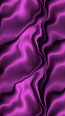 Mor Soyut Dalgalı Arkaplan Döngü Canlandırması.