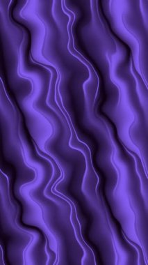 Mor Soyut Dalgalı Arkaplan Döngü Canlandırması.