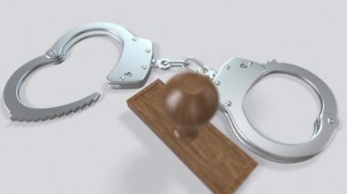 Cümle Sözcük ve Kelepçeler 3B Canlandırma.