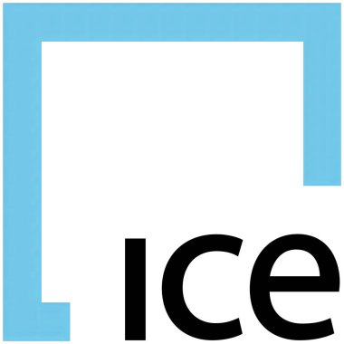 New York, ABD - 9 Mart 2024: ICE Intercontinental Exchange Company Logo, Corporation Icon, Illustrative Editorial.