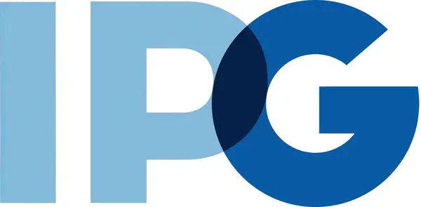 stock image New York, USA - 9 March 2024: IPG Interpublic Group of Companies Company Logo, Corporation Icon, Illustrative Editorial.