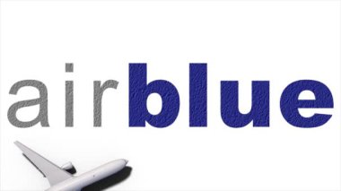 New York, ABD - 9 Mayıs 2024: Hava mavi şirket logosu, Illustrative Editorial.