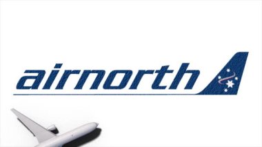 New York, ABD - 9 Mayıs 2024: AirNorth şirketi logosu, Illustrative Editorial.