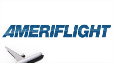 New York, ABD - 9 Mayıs 2024: Ameriflight şirketi logosu, Illustrative Editorial.