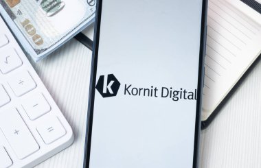 New York, ABD - 30 Haziran 2024: Telefon Ekranında Kornit Dijital Logosu, Şirket Simgesi.