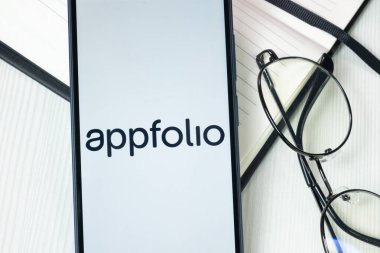 New York, ABD - 30 Haziran 2024: Appfolio Logo veya Telefon Ekranında Simge.