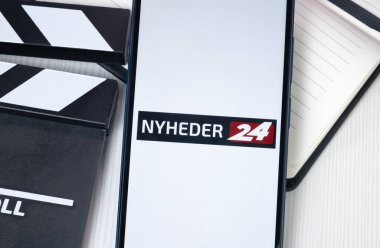 New York, ABD - 30 Haziran 2024: Nyheder 24 Logo veya Telefon Ekranında Simge.