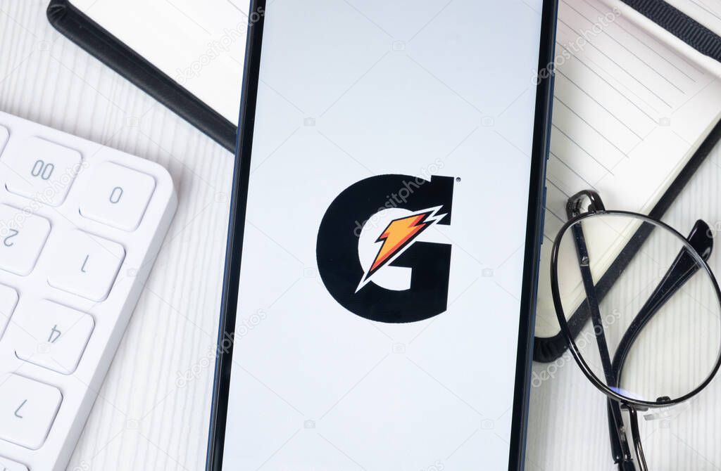 New York, USA - 30 June 2024: Gatorade Logo or Icon on Phone Screen.