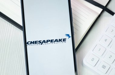 New York, ABD - 30 Haziran 2024: Chesapeake Kamu Hizmetleri Logosu veya Telefon Ekranındaki Simge.