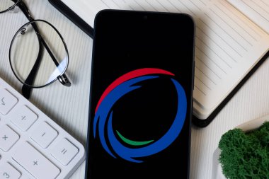New York, ABD - 11 Haziran 2024: Indorama Ventures Logosu Telefon Ekranı, Şirket Simgesi.