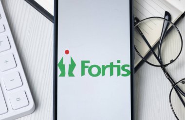 New York, ABD - 21 Haziran 2024: Fortis Sağlık Logosu Telefon Ekranı, Şirket Simgesi.
