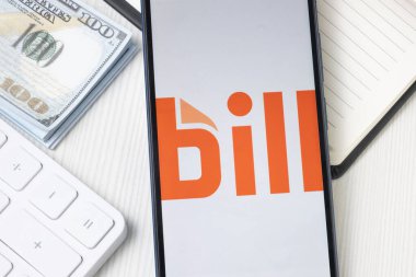 New York, ABD - 21 Haziran 2024: Telefon Ekranında Bill.com Logosu, Şirket Simgesi.