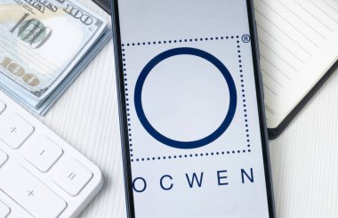 New York, ABD - 21 Haziran 2024: Telefon Ekranında Onity Group Logosu, OCWEN Company Simgesi.