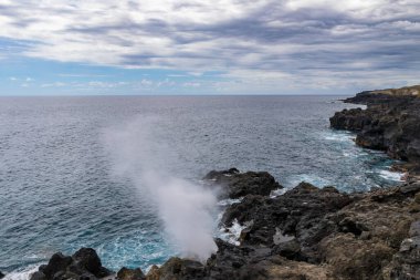 Saint-Leu, Reunion Island - The blowing rock