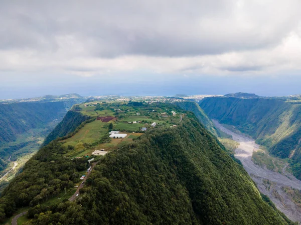 Saint Joseph Reunion Island Grand Coude Plateau Imágenes de stock libres de derechos