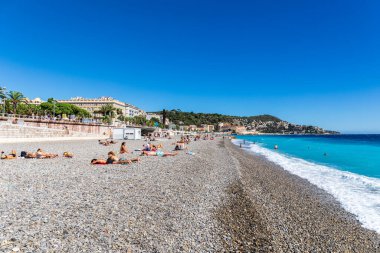 Nice beach, French Riviera, Alpes-Maritimes, France