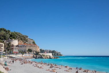Nice beach, French Riviera, Alpes-Maritimes, France