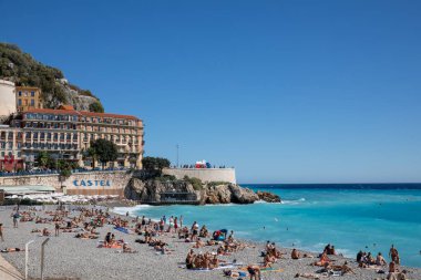 Nice beach, French Riviera, Alpes-Maritimes, France