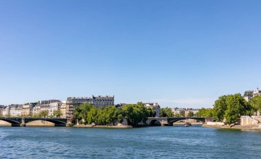 Paris - River Seine near Ile de la Cite clipart