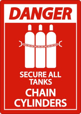 Tehlike İşareti Tüm Tankları, Zincir Silindirlerini Güvene Alın