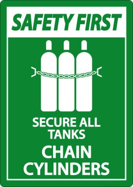 İlk Güvenlik İşareti Tüm Tankları, Zincir Silindirlerini Güvene Alın