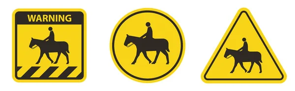 Символ Лошади Белом Фоне — стоковый вектор