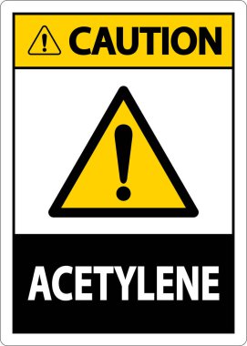 Beyaz Arkaplanda Dikkat Asetilen İşareti