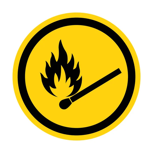 Fire Matches Open Flame Sign — Image vectorielle