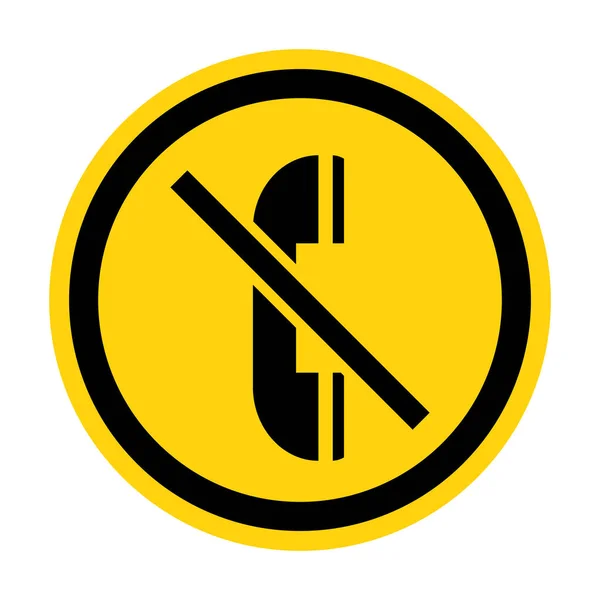 Symbol Nepoužívejte Telefon — Stockový vektor