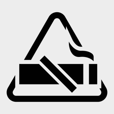 Beyaz arkaplanda sigara içilmiyor