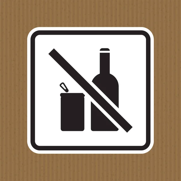 Alcohol Sign Drinking Alcohol — Archivo Imágenes Vectoriales