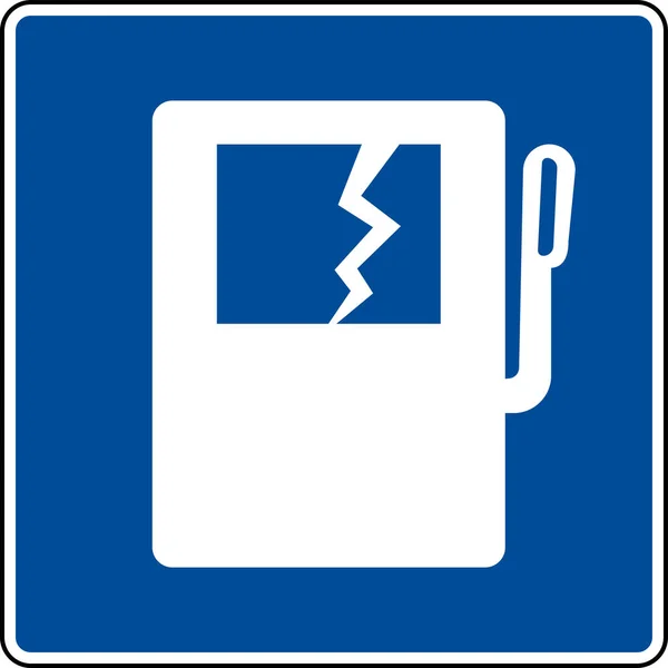Elektrisches Panel Oder Elektrisches Abschaltzeichen — Stockvektor
